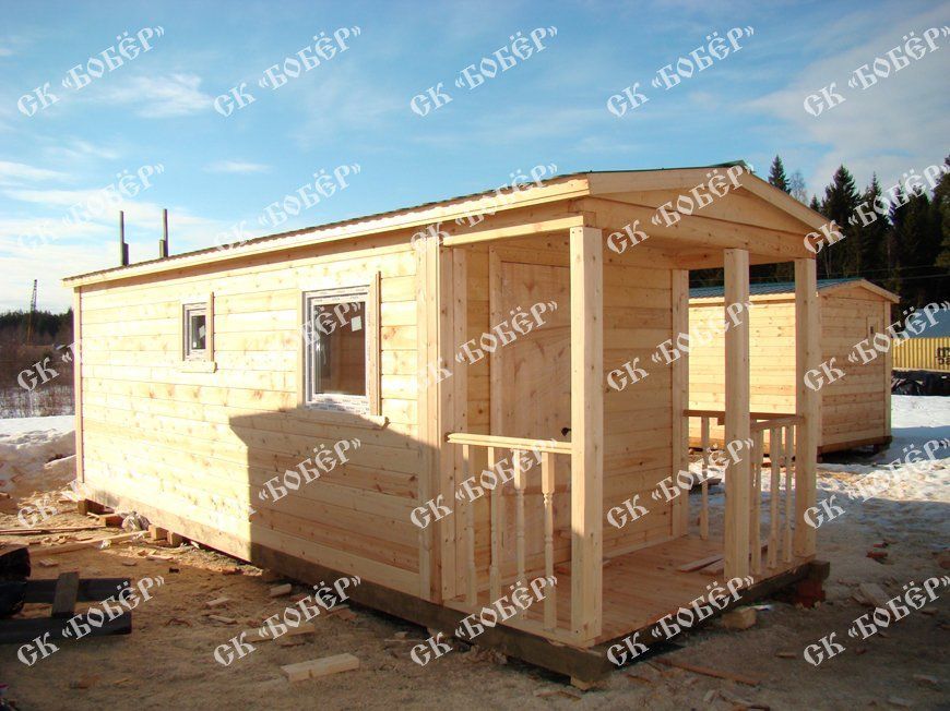Баня из бруса 6x2,3 в Красногорске