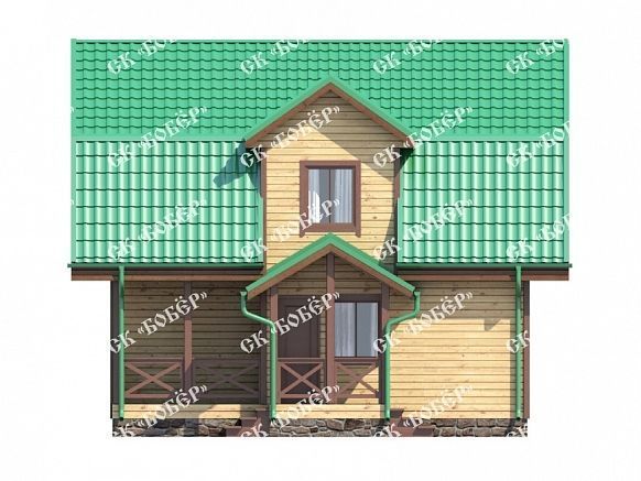 Дом из бруса 8х8.5. фото