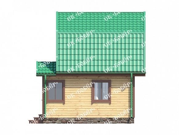 Дом из бруса 4х6. фото